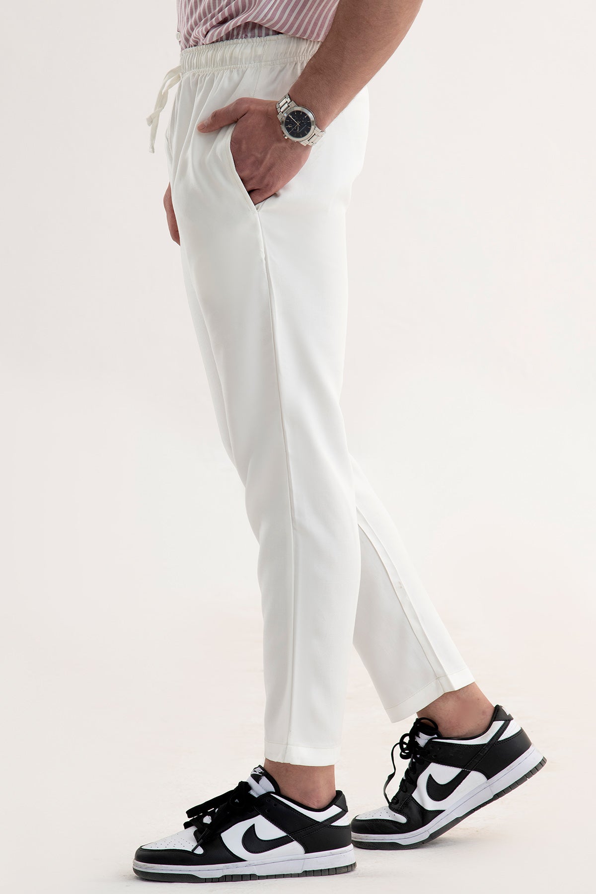 White Irish Linen trouser