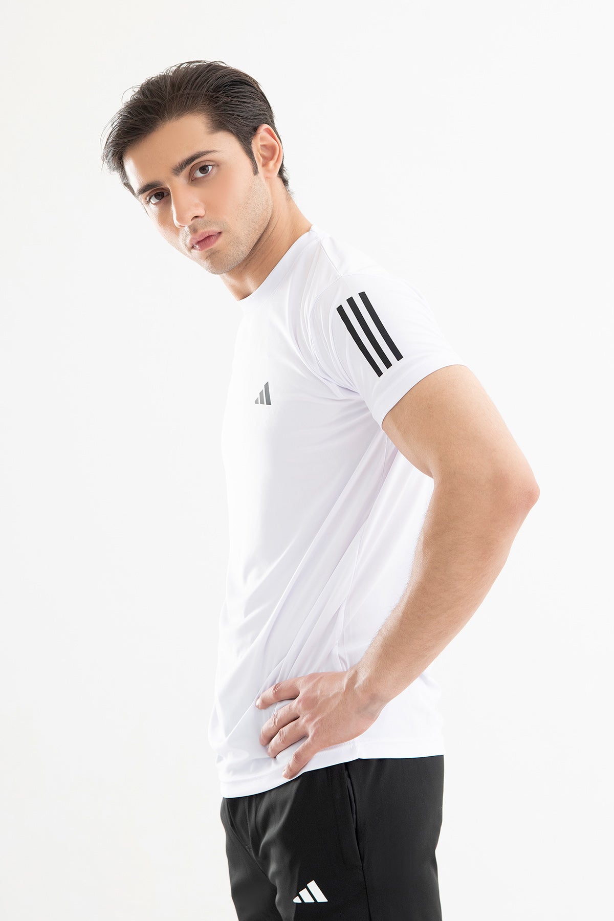 Adidas white Dry-Fit Tee